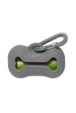 Messy Mutts Messy Mutts Distributeur sacs de ramassage en silicone gris