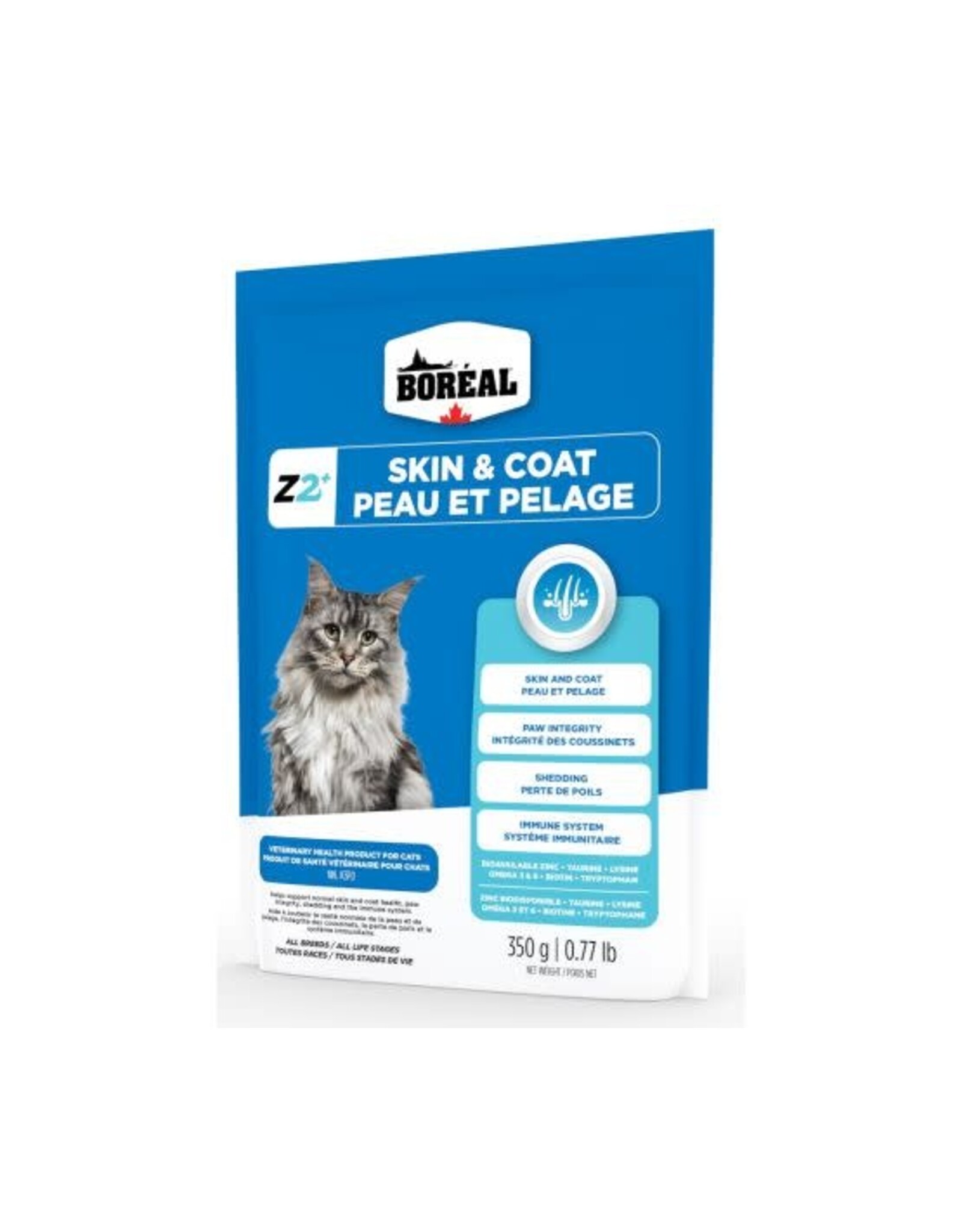 Boréal Boréal Z2+ Suppléments zinc peau et pelage chat 350g