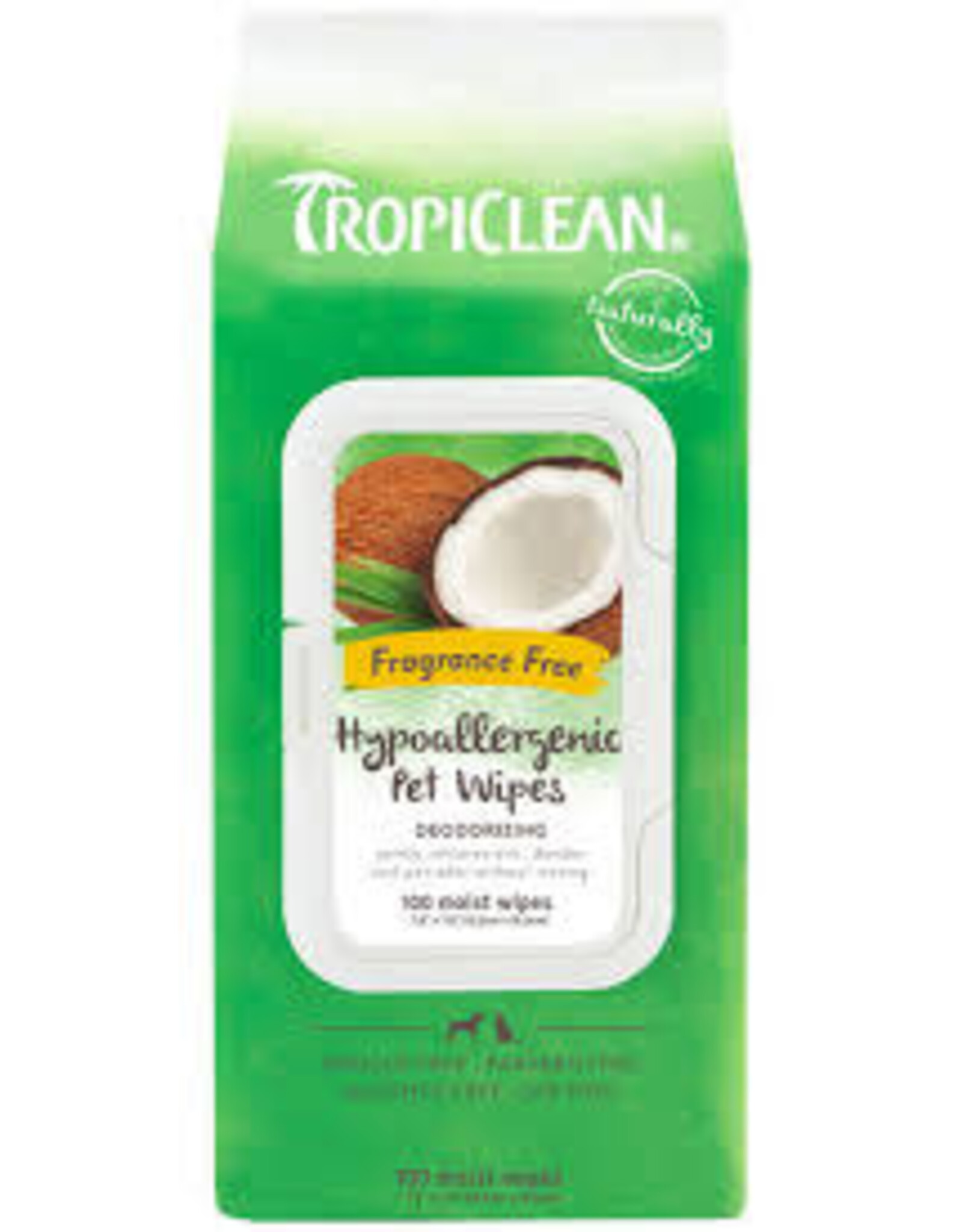 Tropiclean Tropiclean Lingettes Hypoallergéniques. (100)