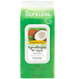 Tropiclean Tropiclean Lingettes Hypoallergéniques. (100)