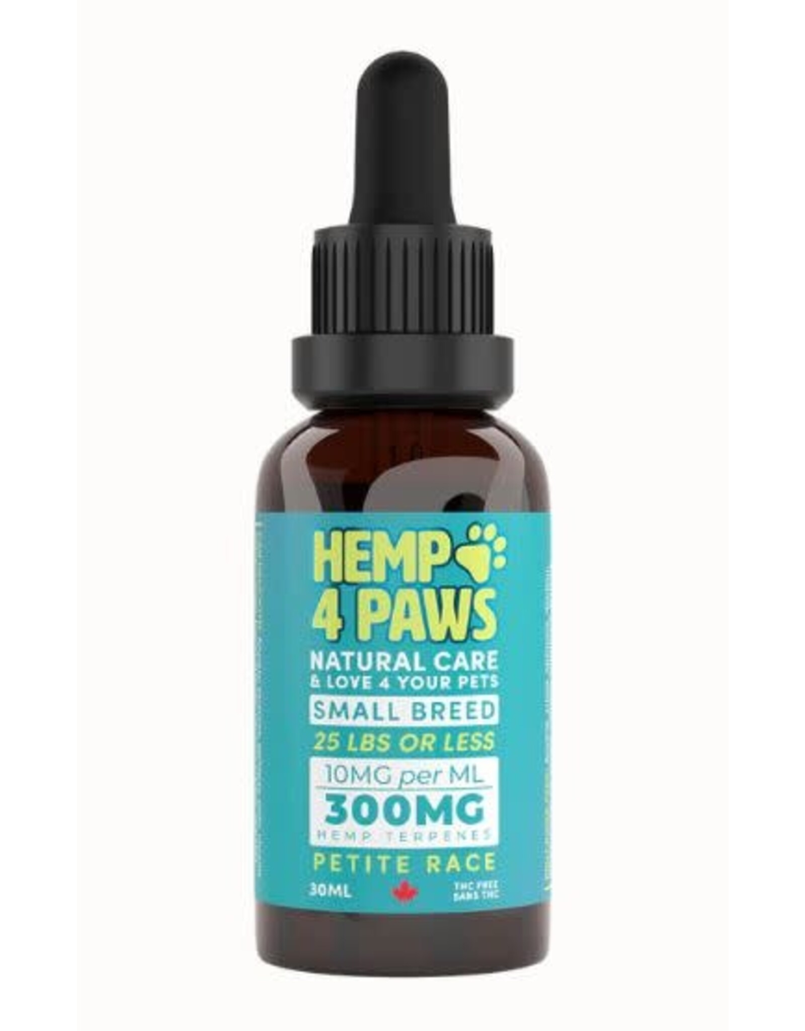 Hemp 4 Tails Hemp 4 Tails Huile chanvre petite race (300mg) 30ML