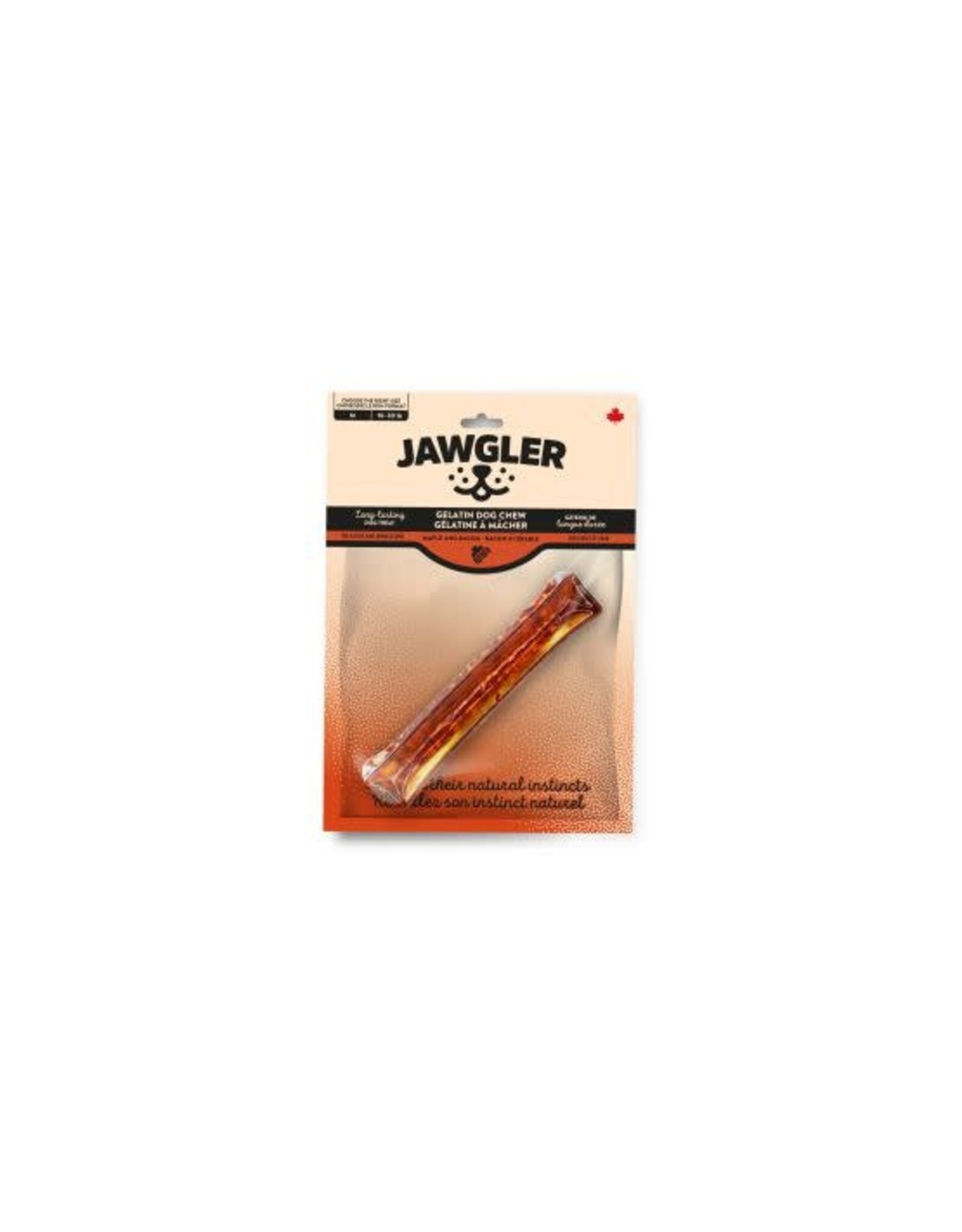 Dentler Jawgler Gélatine à mâcher Bacon & Érable Moyen