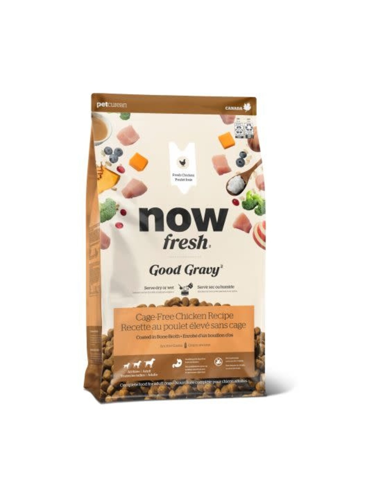 Petcurean Now Fresh Good Gravy Poulet Grains Anciens 3.5lbs
