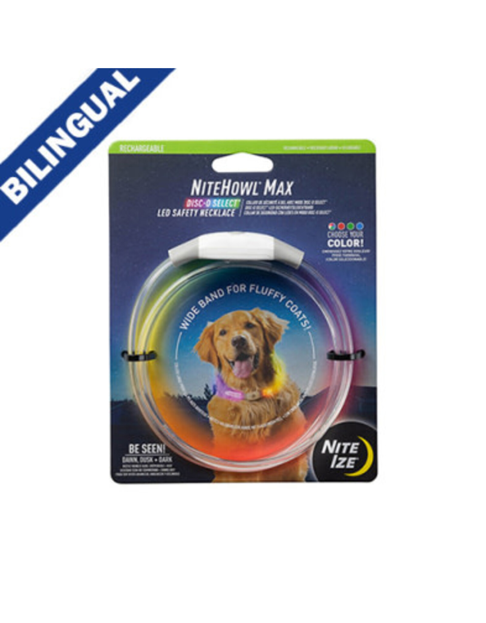 Nite Ize Nite Ize nitehowl led collier MAX rechargeable disco