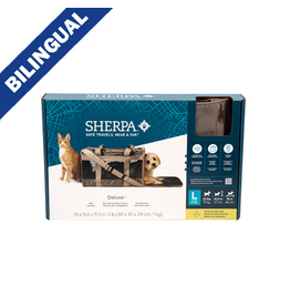 quaker pet group Sherpa sac de transport gris L 22lbs