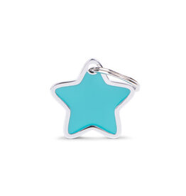 MyFamily MyFamily Médaille Charm Étoile bleue L