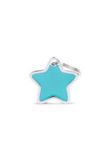 MyFamily MyFamily Médaille Charm Étoile bleue S
