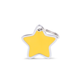MyFamily MyFamily Médaille Charm Étoile jaune L