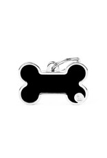 MyFamily MyFamily Médaille Basic Handmade Satin os noir S
