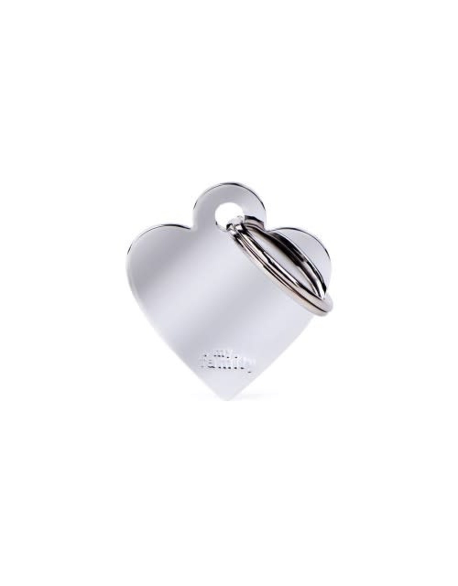 MyFamily MyFamily Médaille Basic Chrome Coeur S