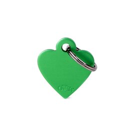 MyFamily MyFamily Médaille Basic Aluminium Coeur vert S