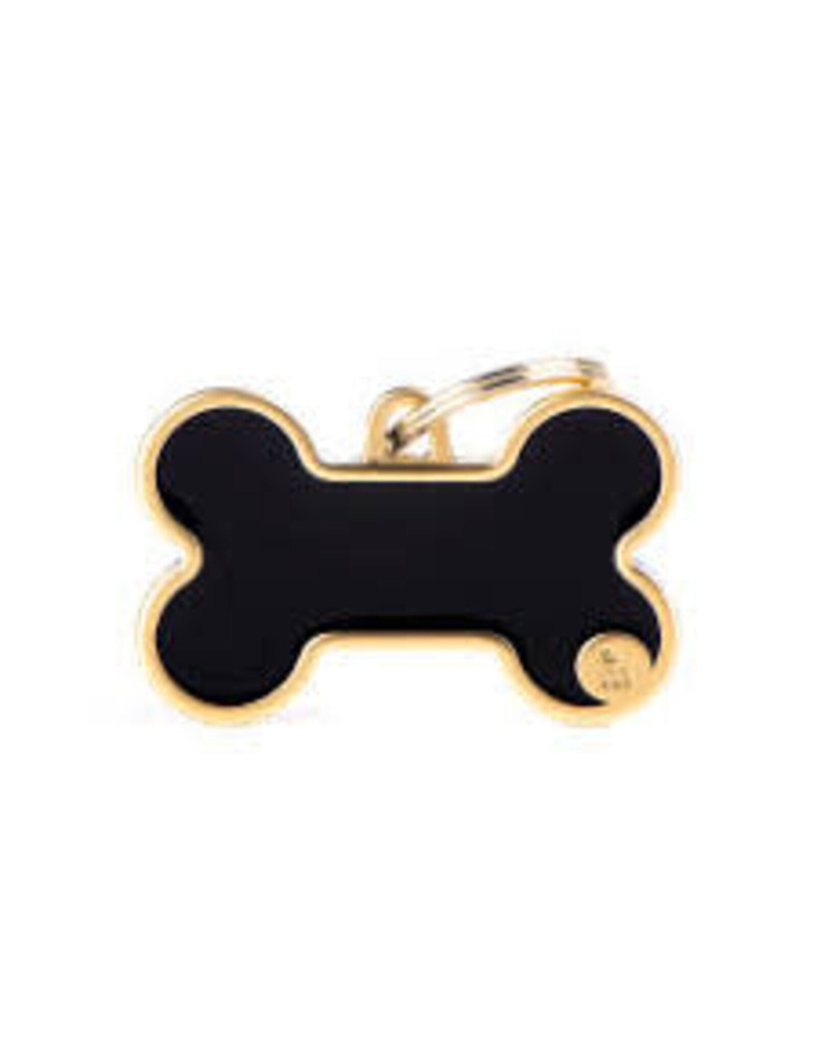 MyFamily MyFamily Médaille Basic Handmade Satin os noir S
