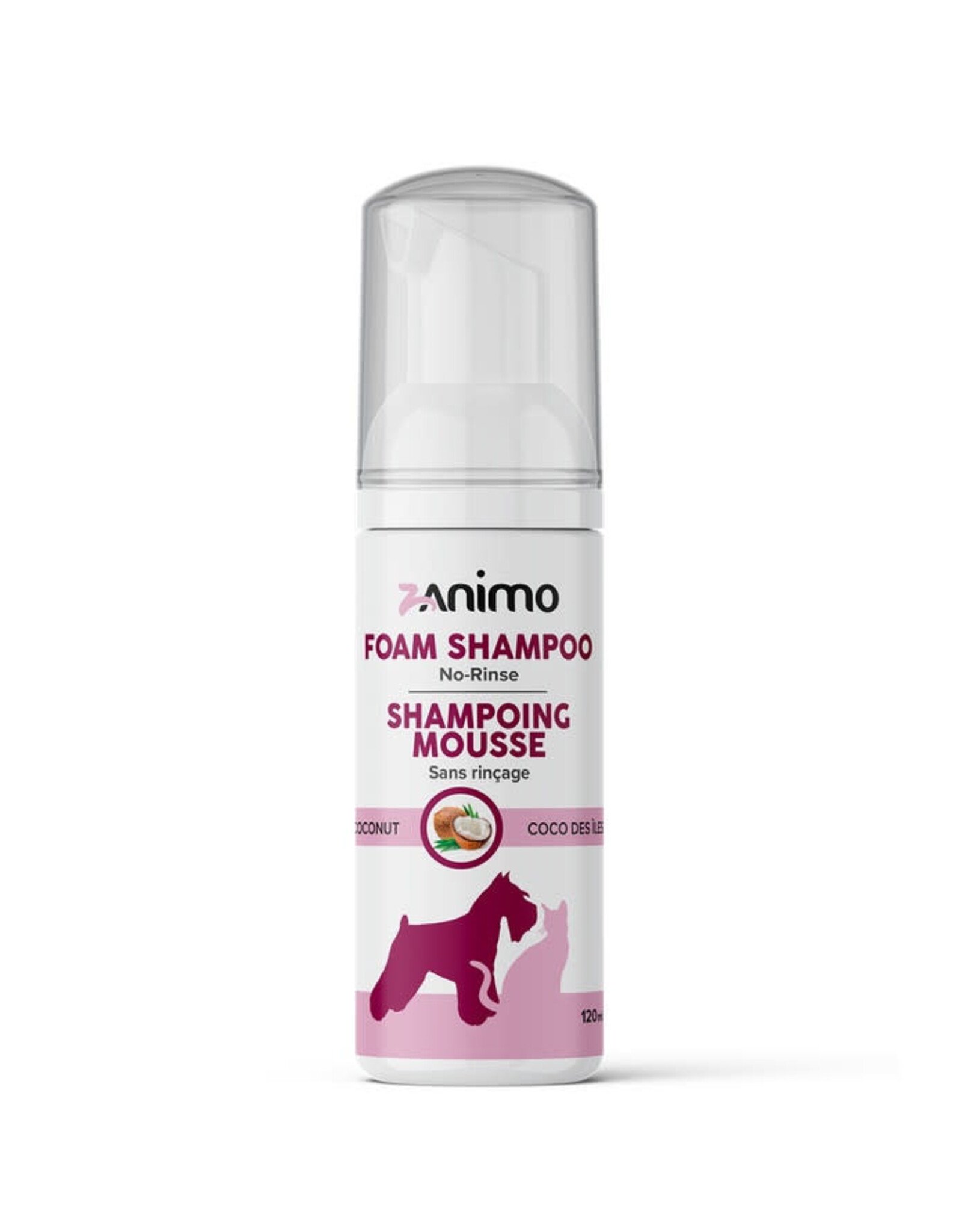 Zanimo Zanimo Shampoing Mousse sans rincage Coco des Iles 120ml