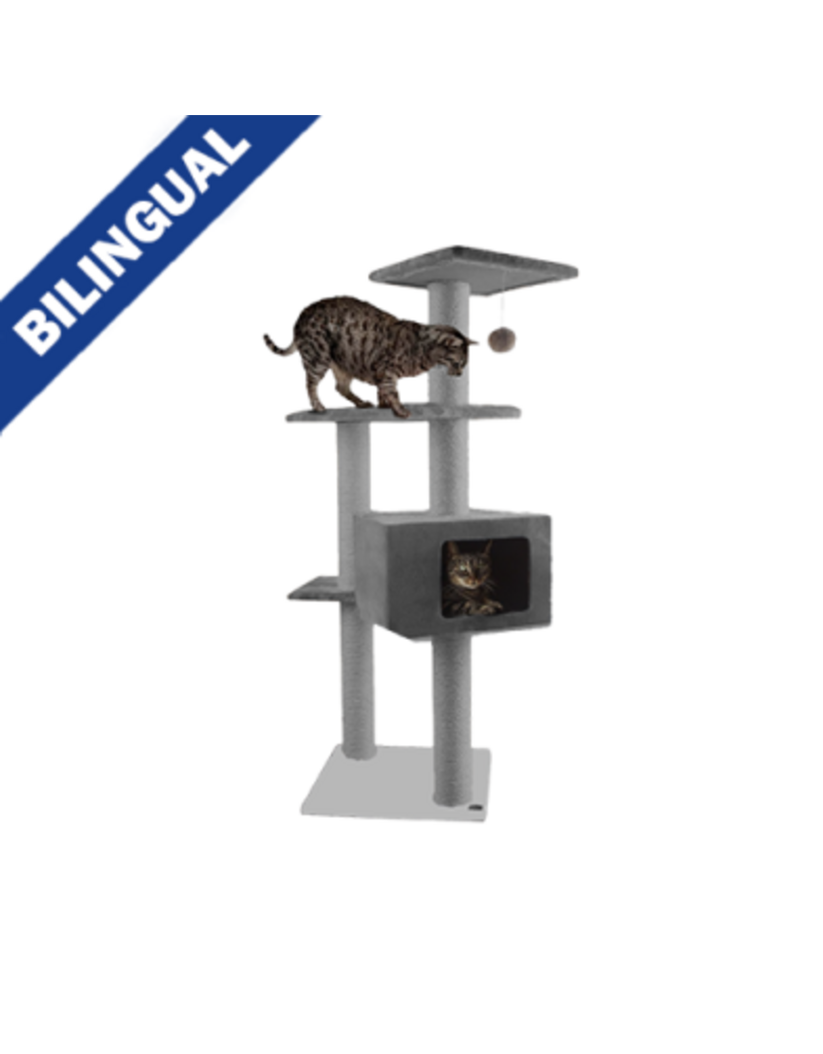 goo-eez Goo-eez Arbre a Chat Casablanca 16''x16''x43''