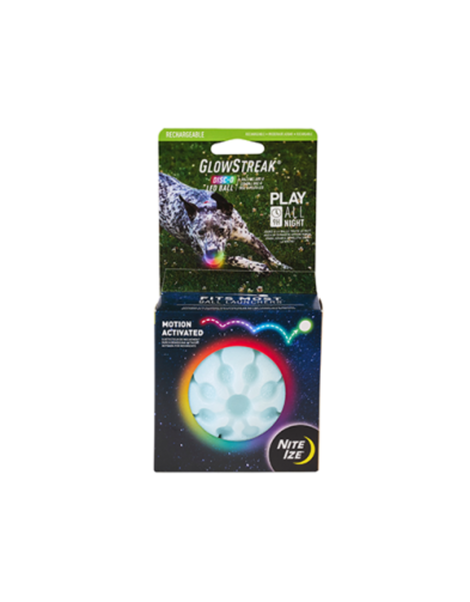 Nite Ize Nite Ize glowstreak balle Disco LED RECHARGEABLE