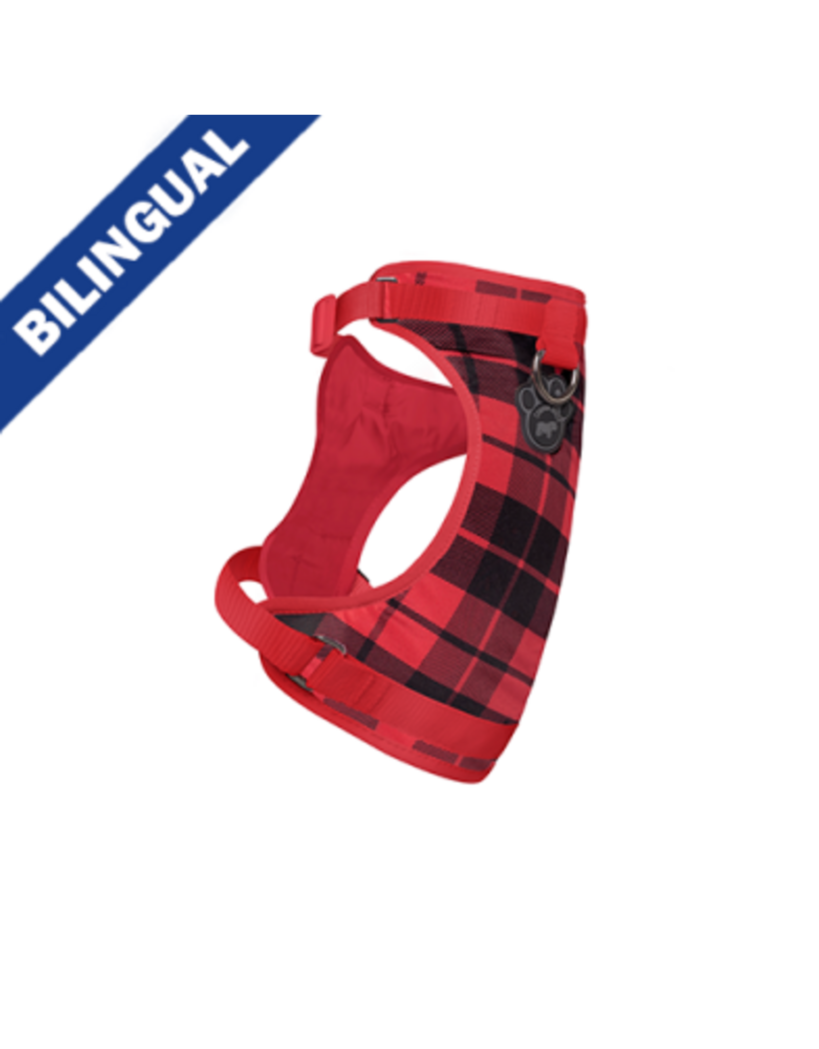 canada pooch Canada Pooch harnais Carotté rouge  L