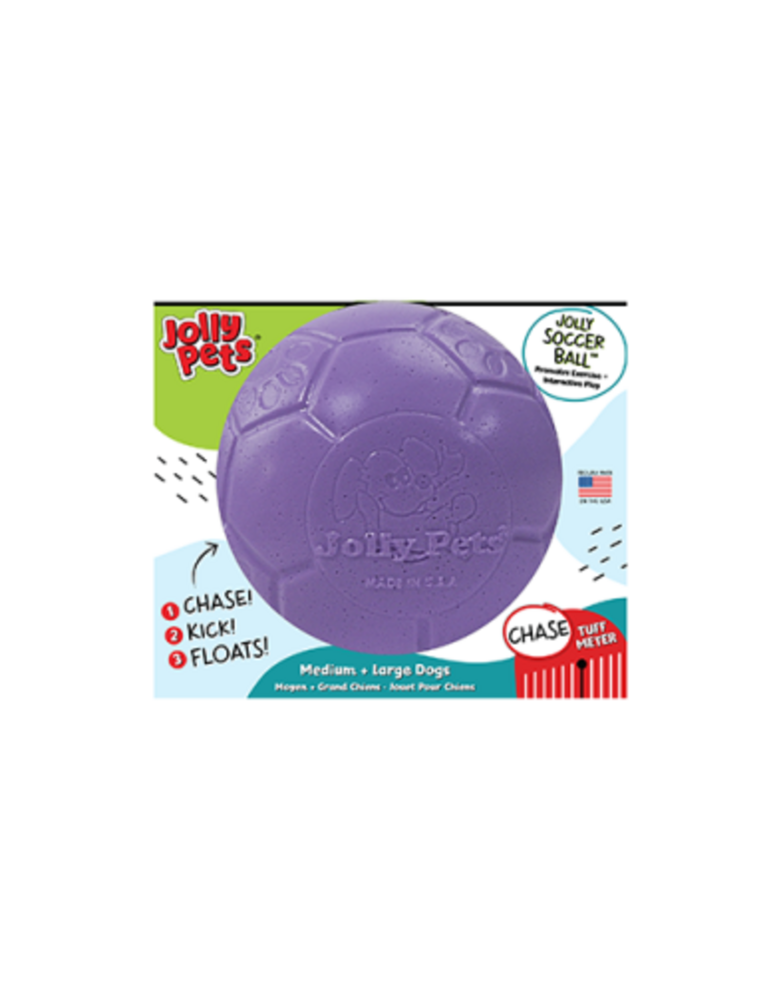 Jolly Pets Jolly Pets ballon Soccer 6'' Lilas