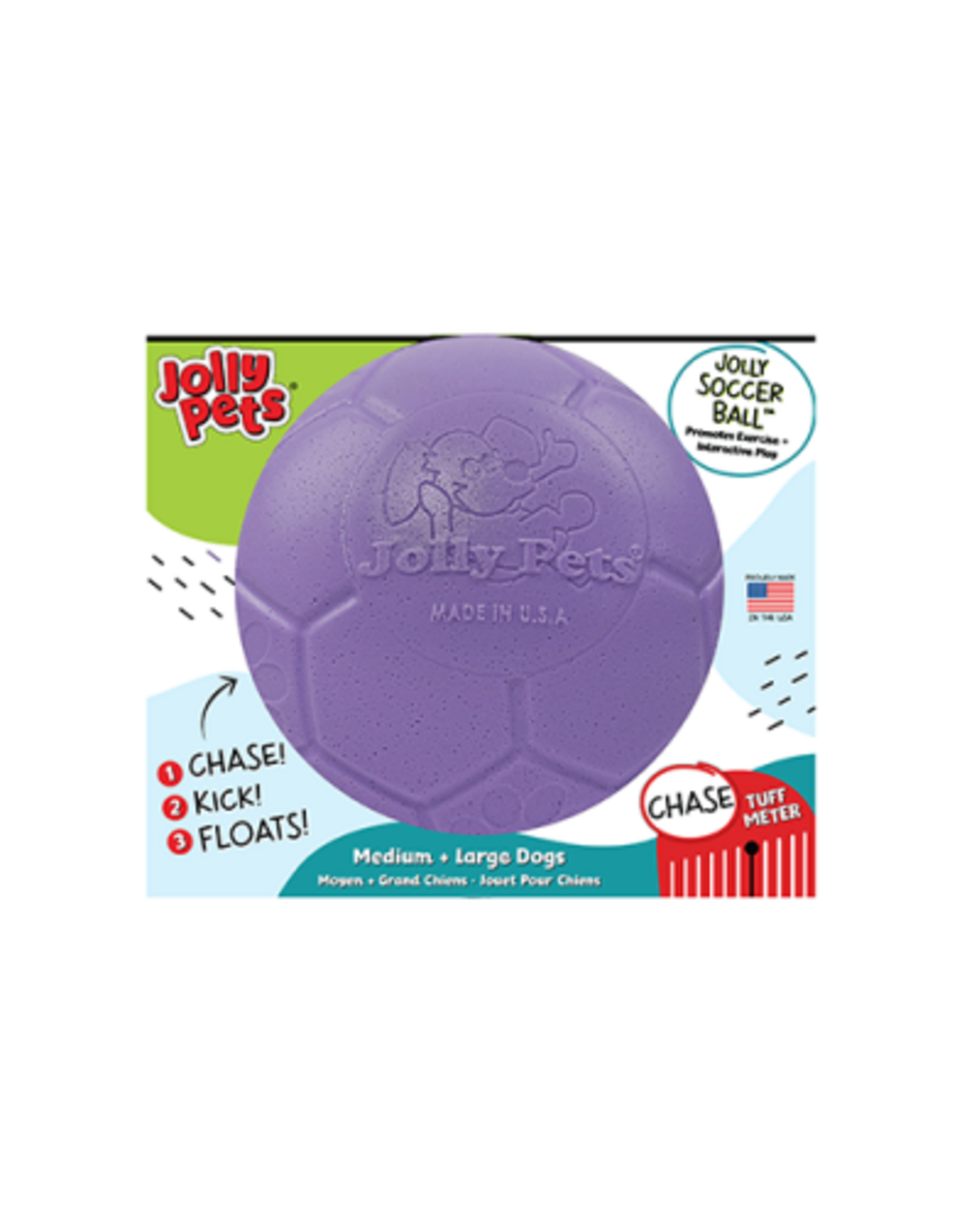 Jolly Pets Jolly Pets ballon Soccer 8'' Lilas