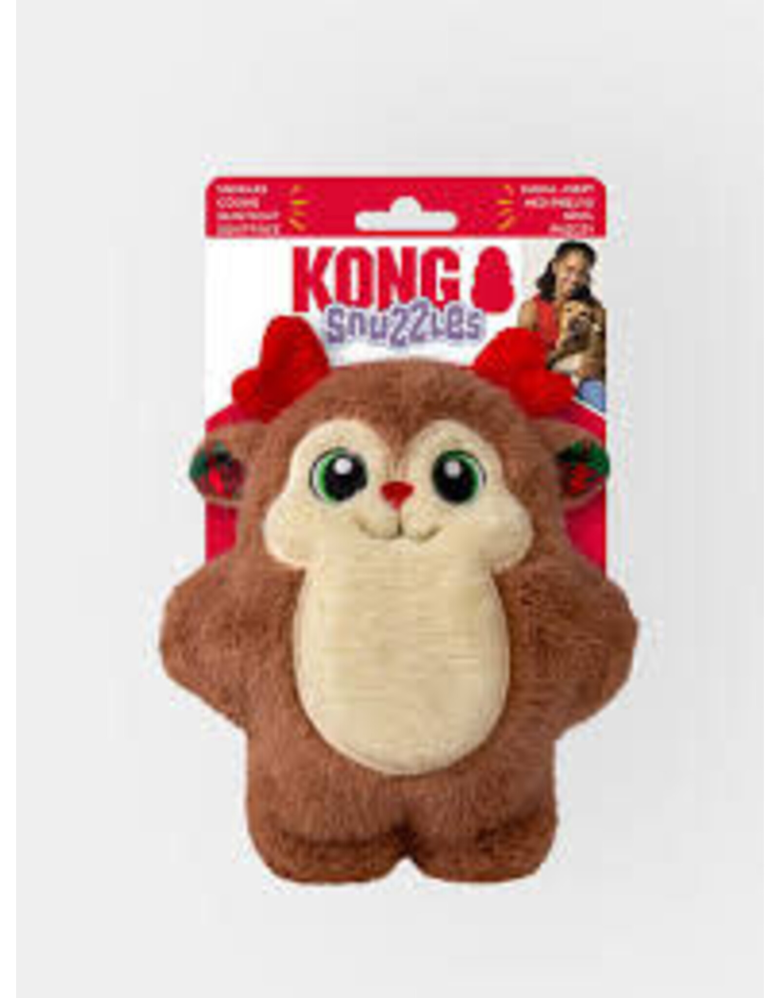kong *DISC* Kong Snuzzles Renne des Fêtes M