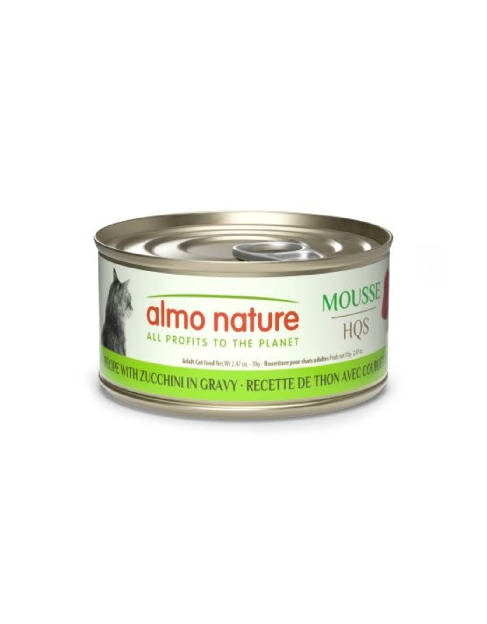 almo Almo Nature HQS Mousse Thon & Courgette en sauce 70g