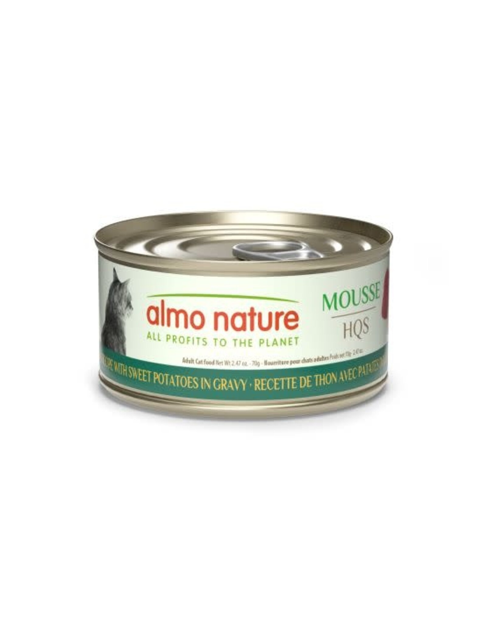 almo Almo Nature HQS Mousse Thon & Patates douces en sauce 70g