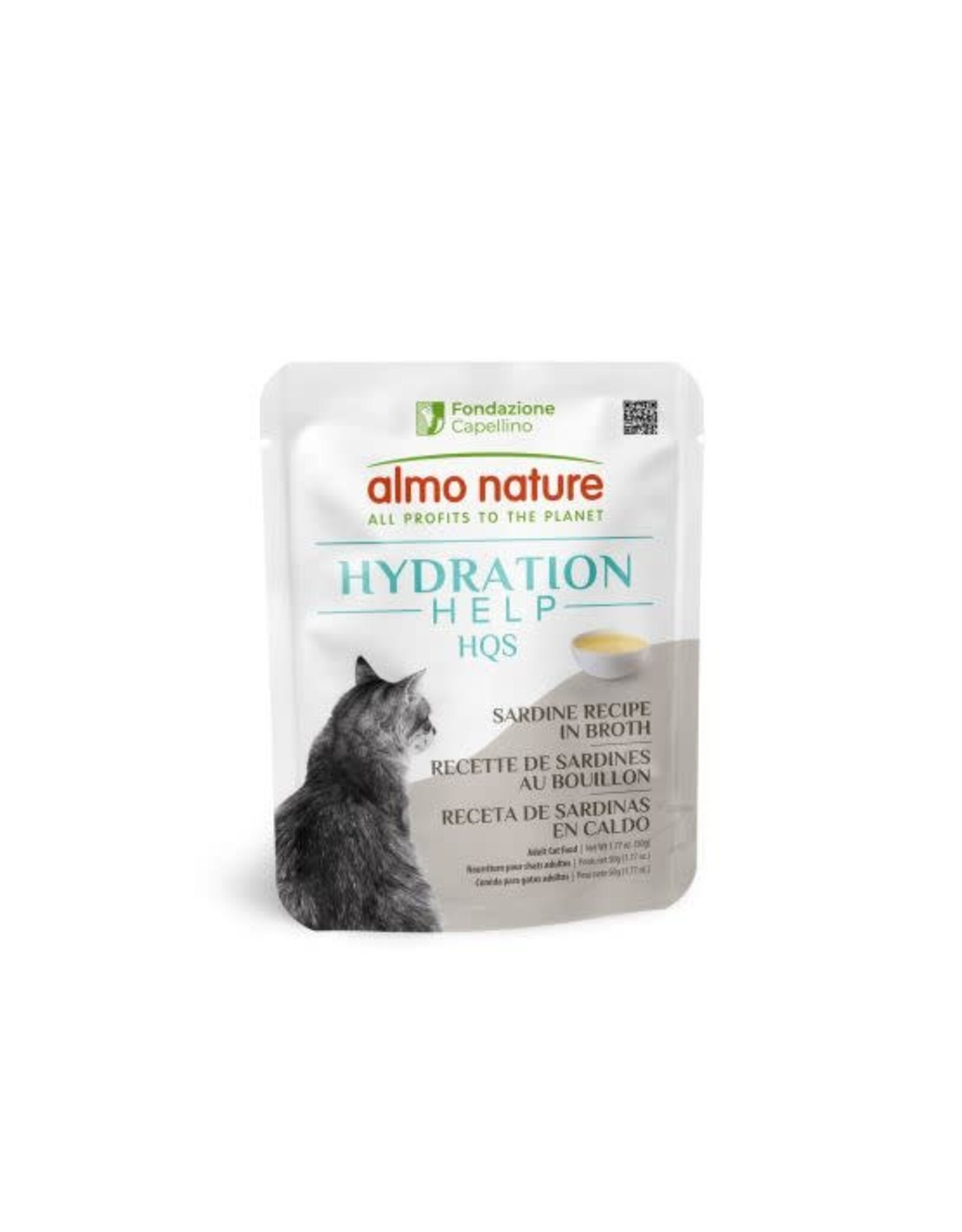 almo Almo Nature HQS Hydratation Sardine au Bouillon 50g