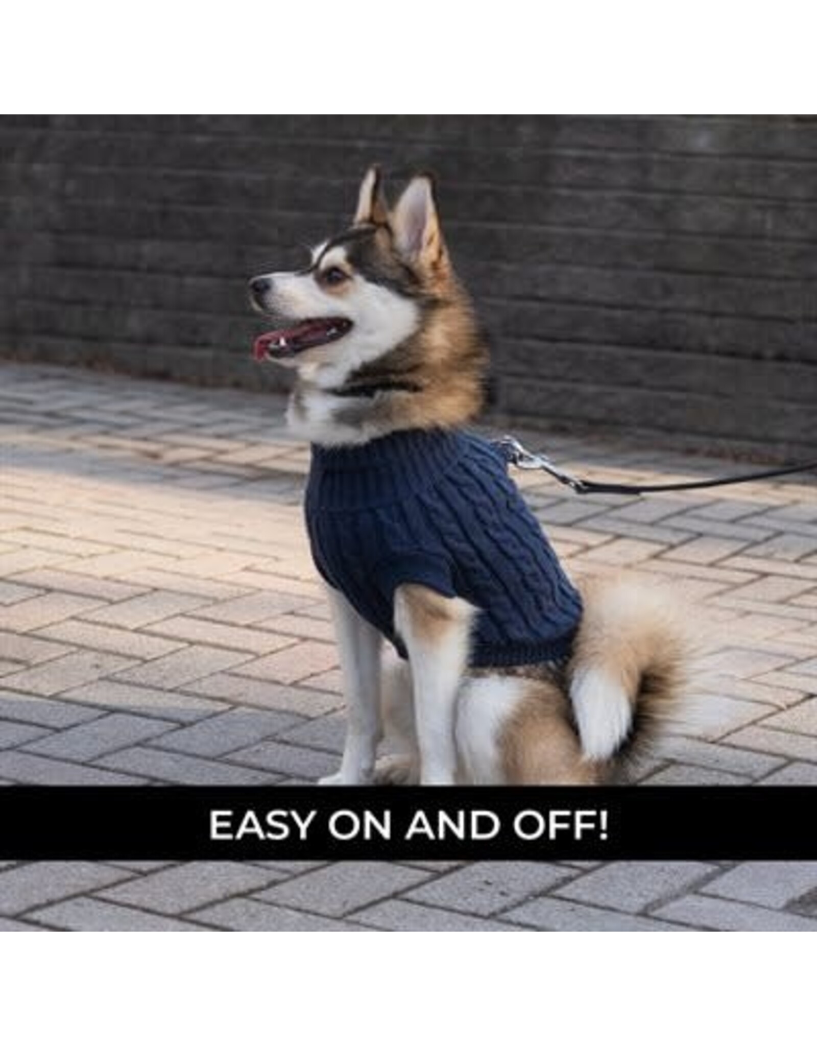 Shedrow K9 Tricot Torsadé Bleu M