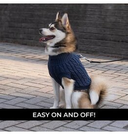 Shedrow K9 Tricot Torsadé Bleu M