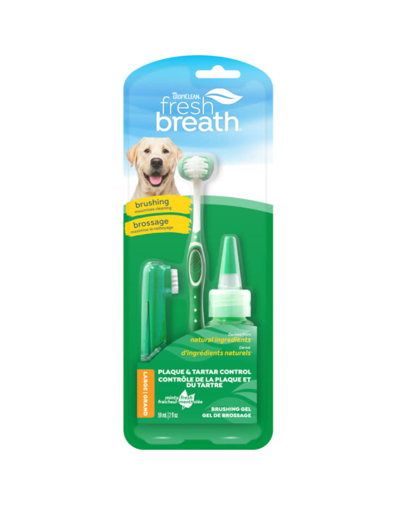Tropiclean Tropiclean kit soins oraux grand chien