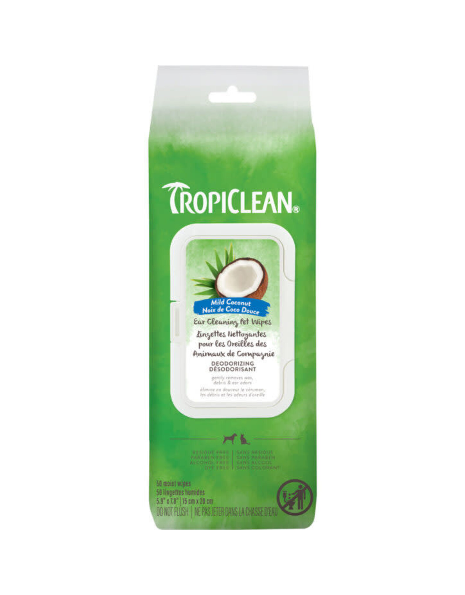 Tropiclean Tropiclean Lingettes Oreilles (50)