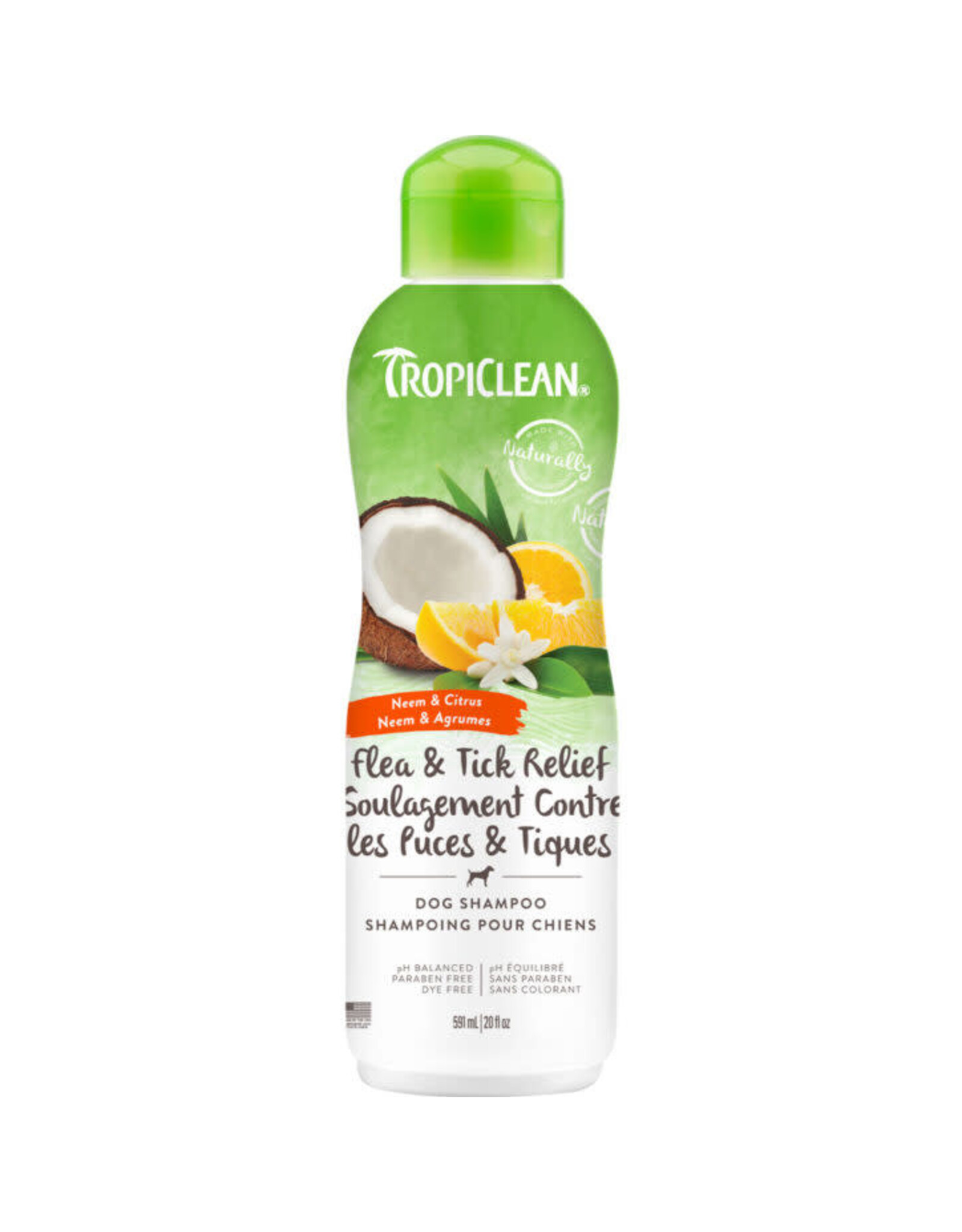 Tropiclean Shampoing Margousier et Agrumes 20oz