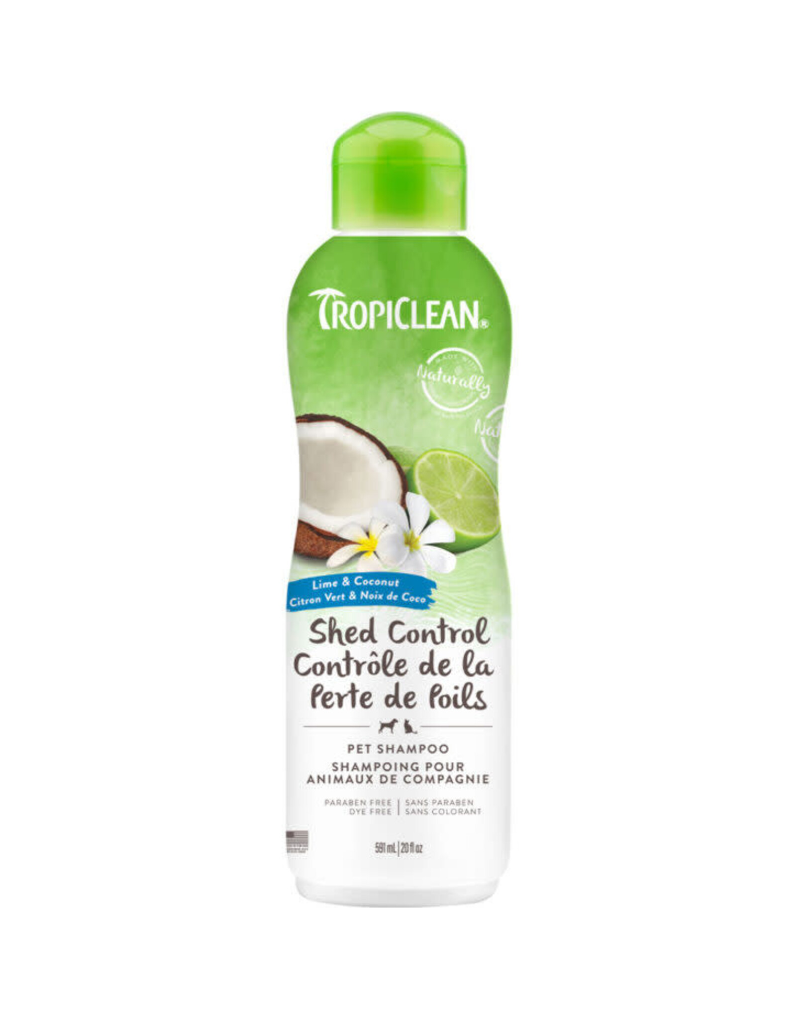Tropiclean Tropiclean Shampoing mue Lime et Noix de coco 20oz