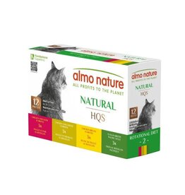 Almo Nature Almo Nature HQS N. Sélection Poulet & Thon Rot. Pack #2 12x70g