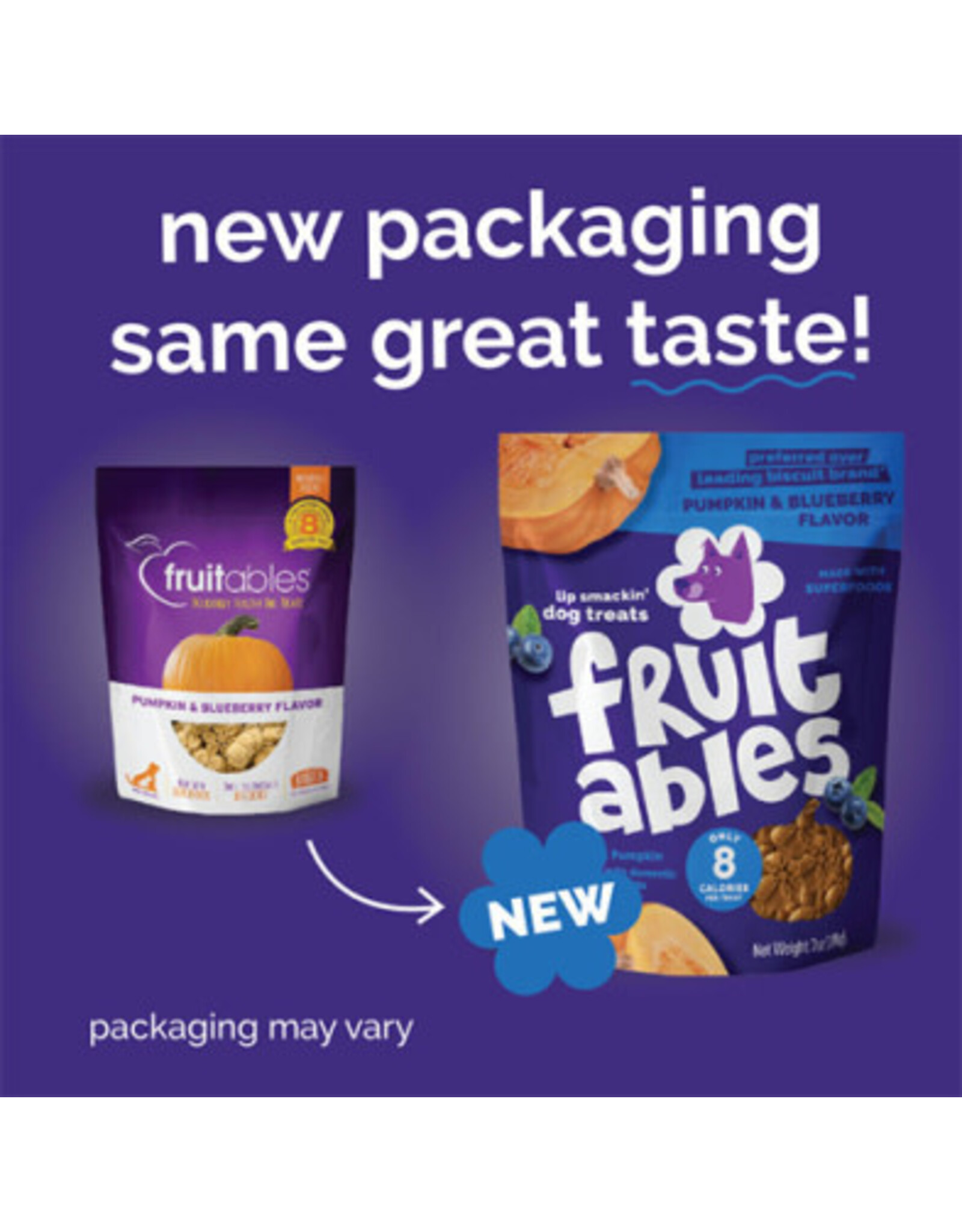 fruitables Fruitables Gâteries Citrouille & Bleuet 7oz