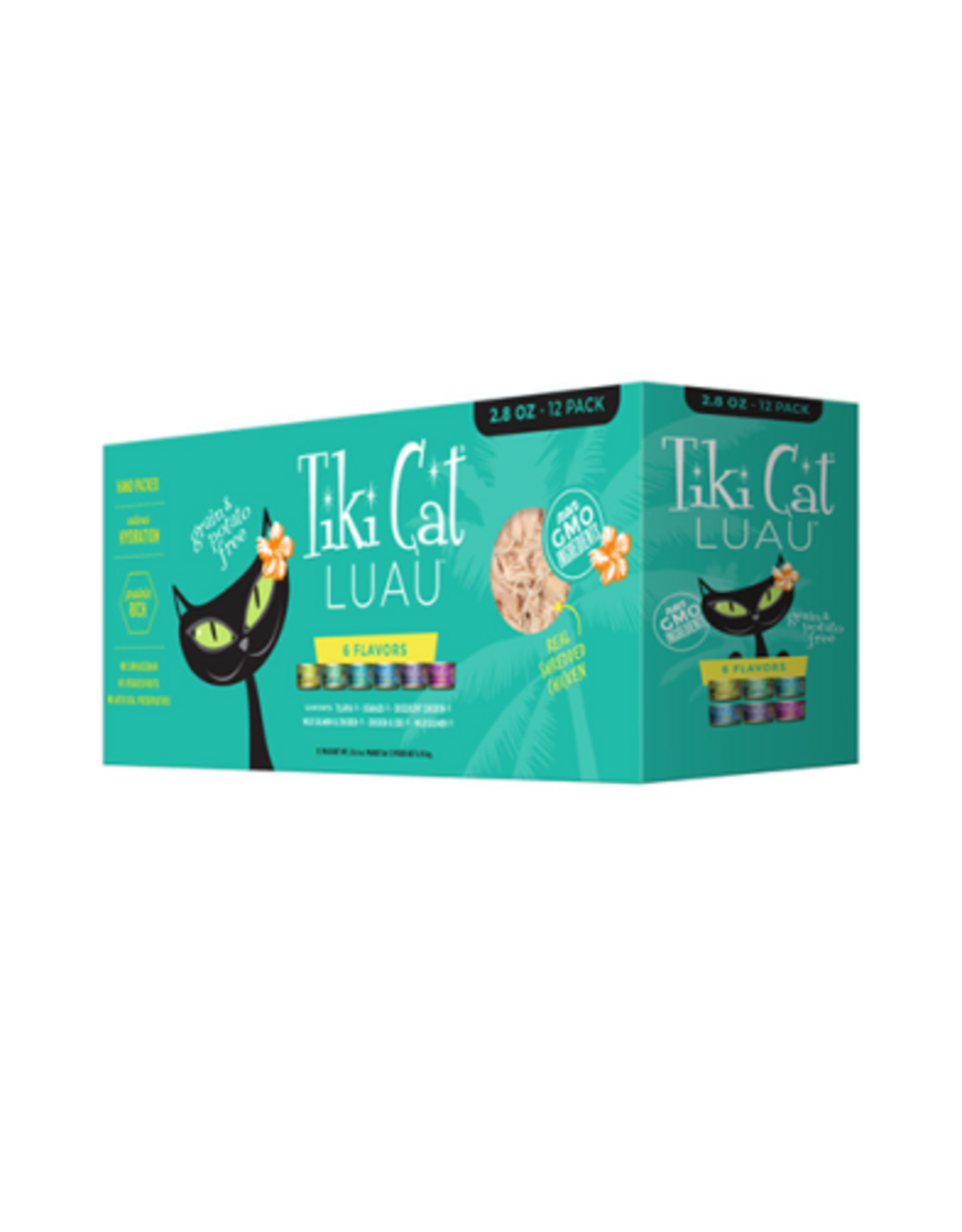 Tiki cat Tiki Cat paquet variété queen emma luau 2.8oz (12)
