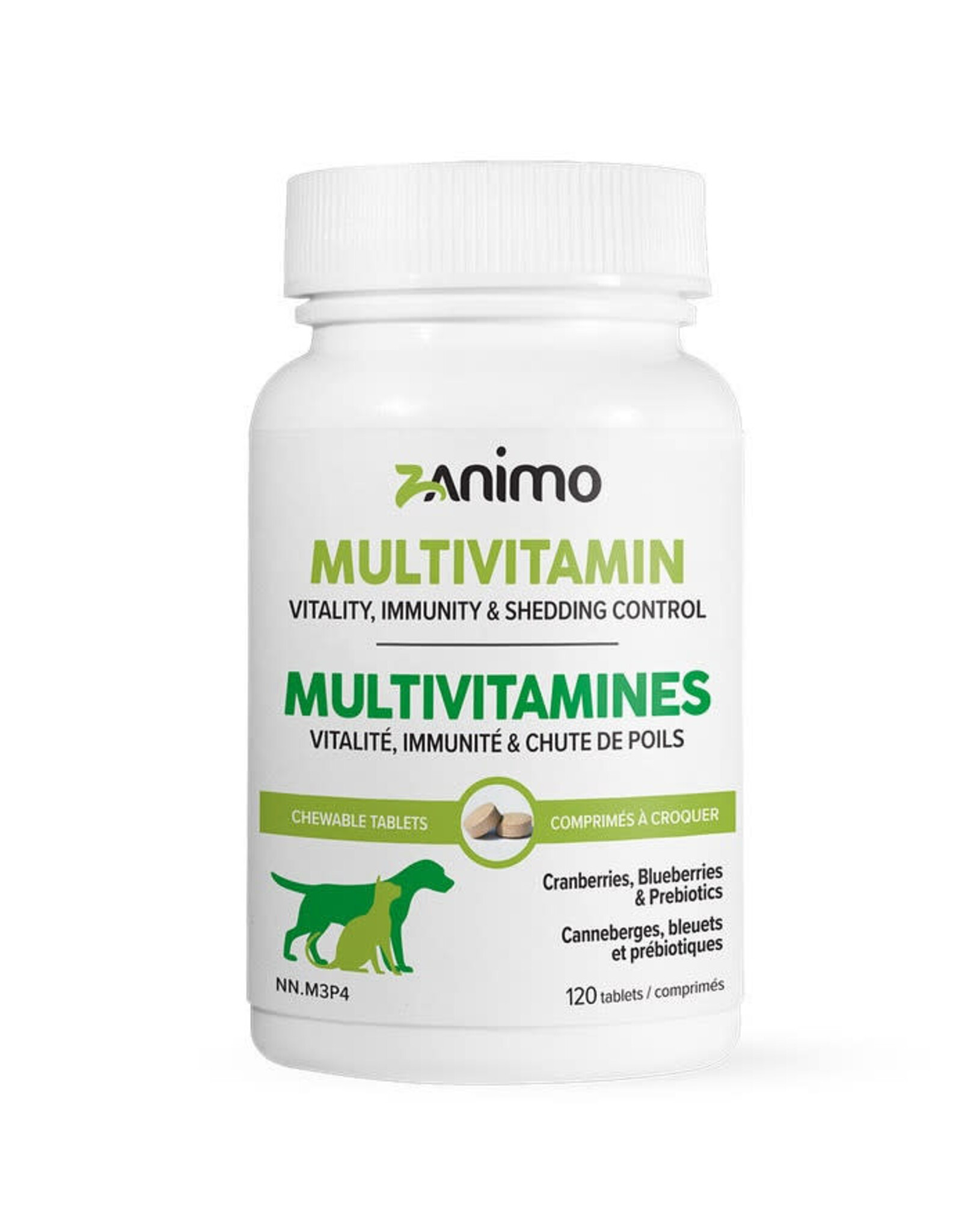 Zanimo Zanimo Multivitamines Chute de poils  (120 comprimés)