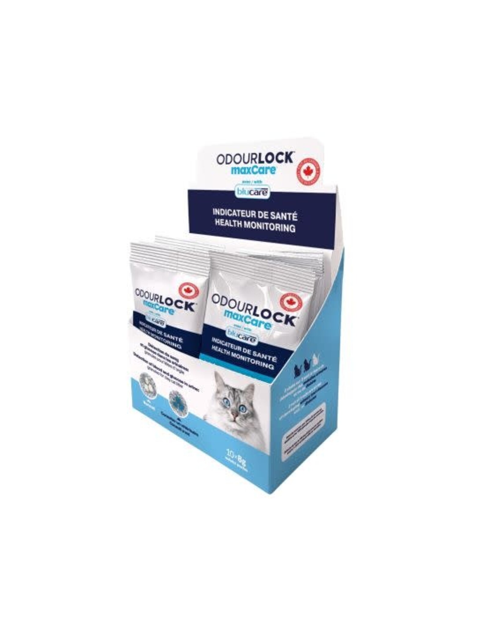 Intersand Sachet granule Litière Odourlock MAXCARE 8kg