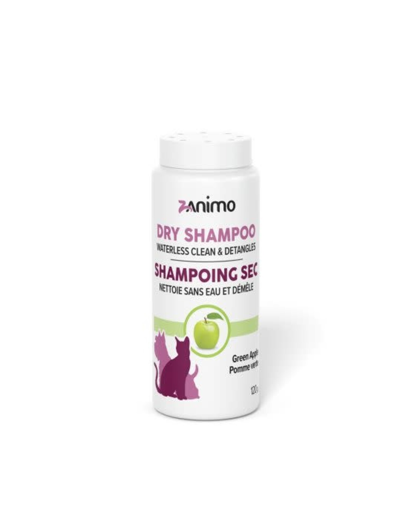 Zanimo Zanimo Shampoing sec Pomme verte 120g.
