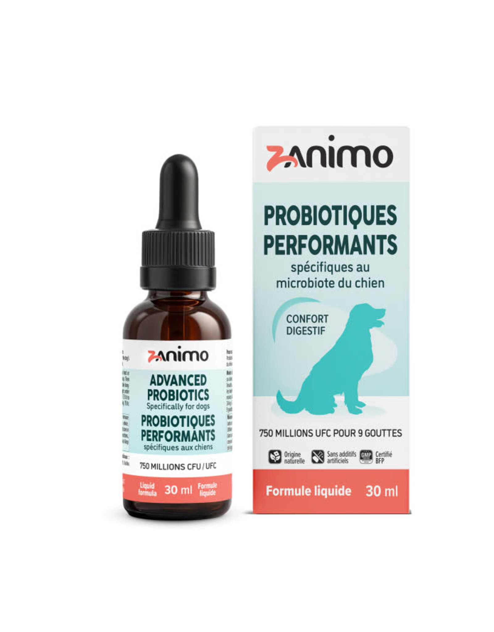 Zanimo Zanimo Probiotiques Performants Chien liquide (30ml)