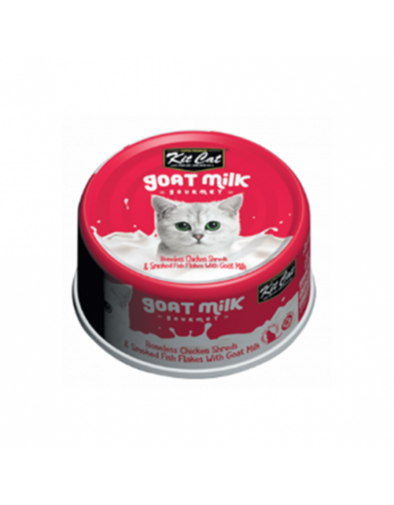 kit cat Kit Cat cons. Poulet & Poisson fumé au lait de Chèvre 70mg