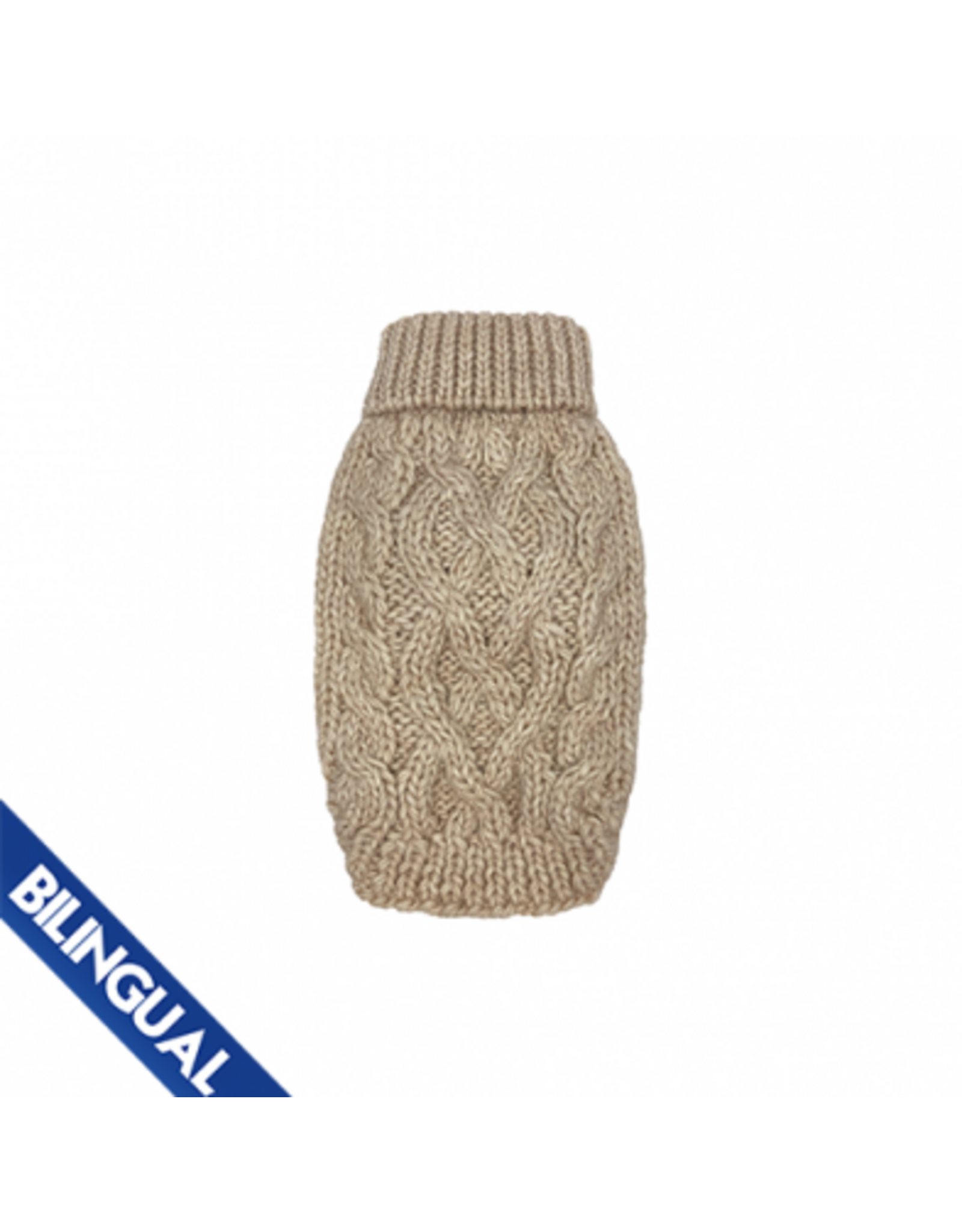 foufoudog *DISC* FFD chandail laine oatmeal  14''