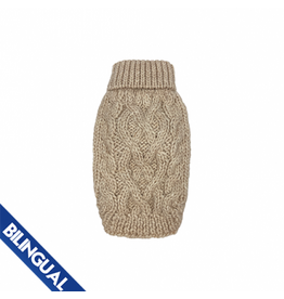 foufoudog *DISC* FFD chandail laine oatmeal 8''