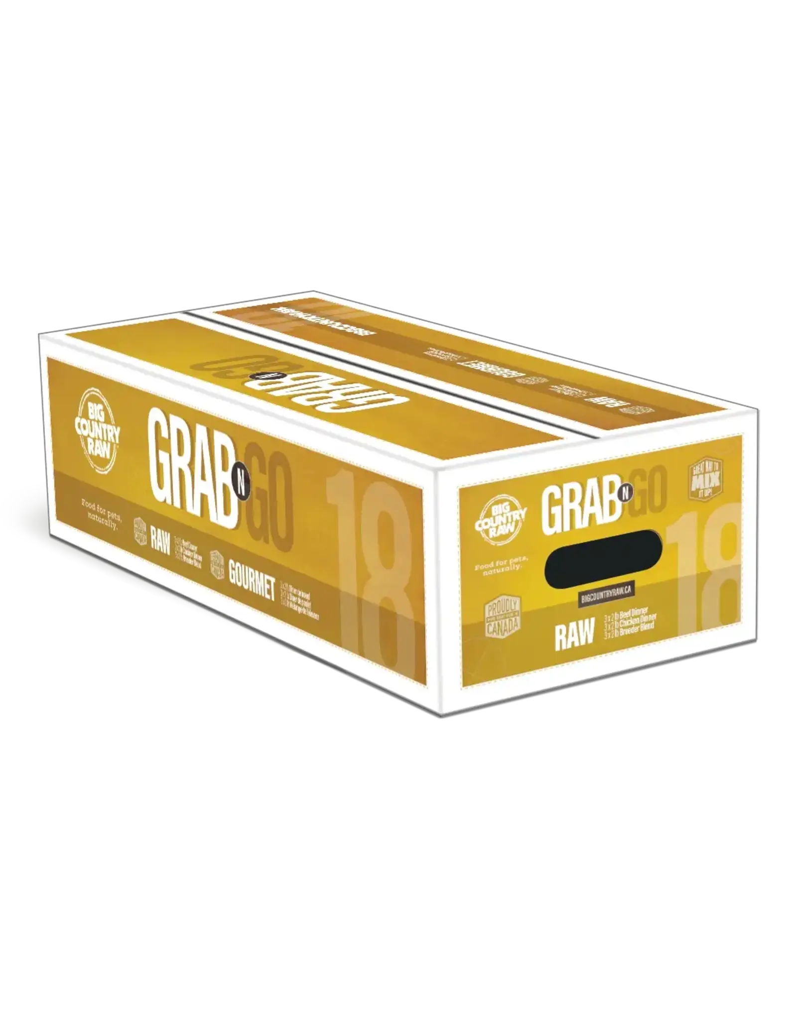 Big Country Raw Big Country Raw Grab N Go Raw 18lbs (Gourmet)