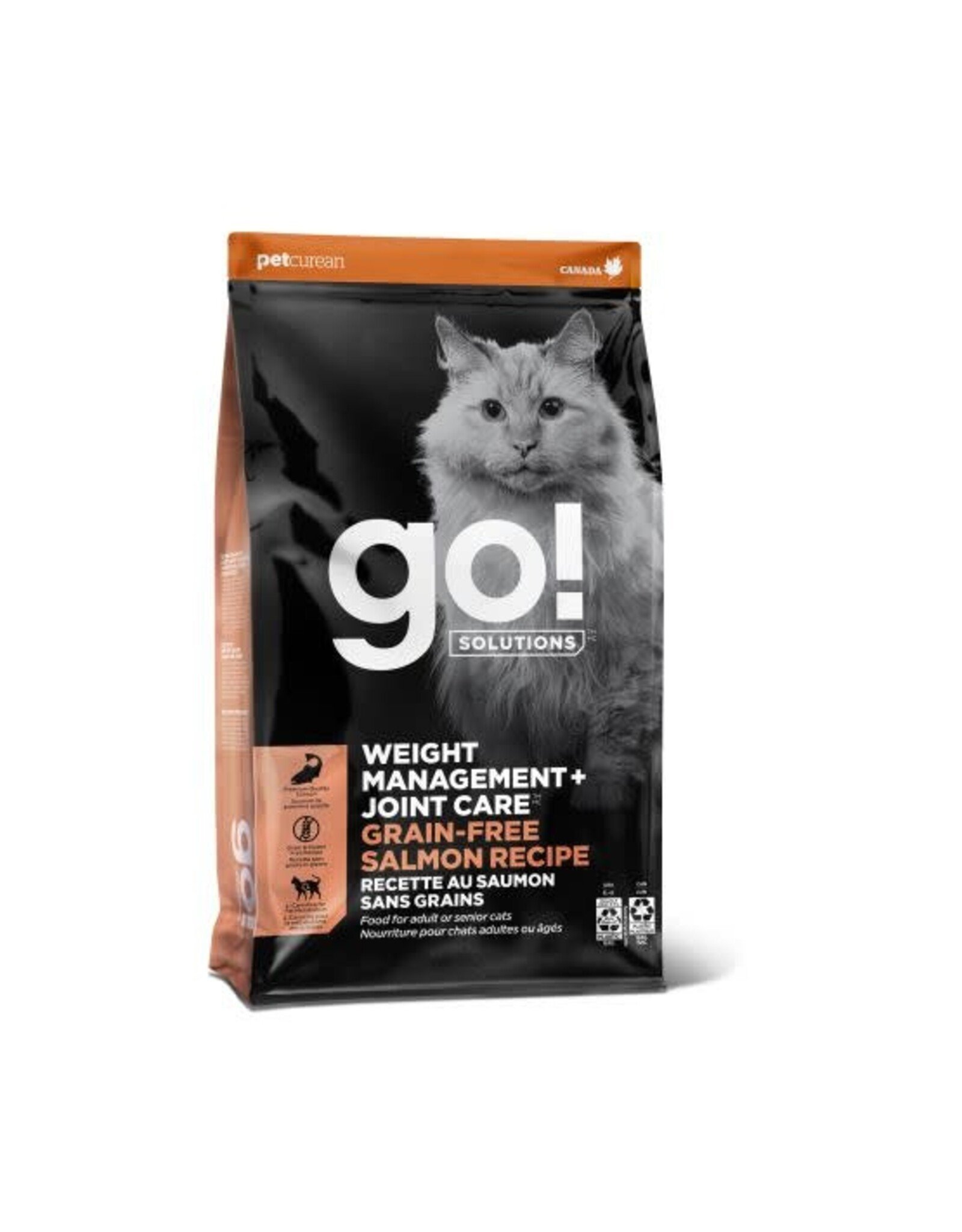 Petcurean Go! Contrôle du Poids & Articulations Saumon S.G. 3lbs (Chat)