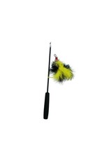 Bud's Bud'z Canne a peche télescopique + jouet a plumes 165cm (Chat)