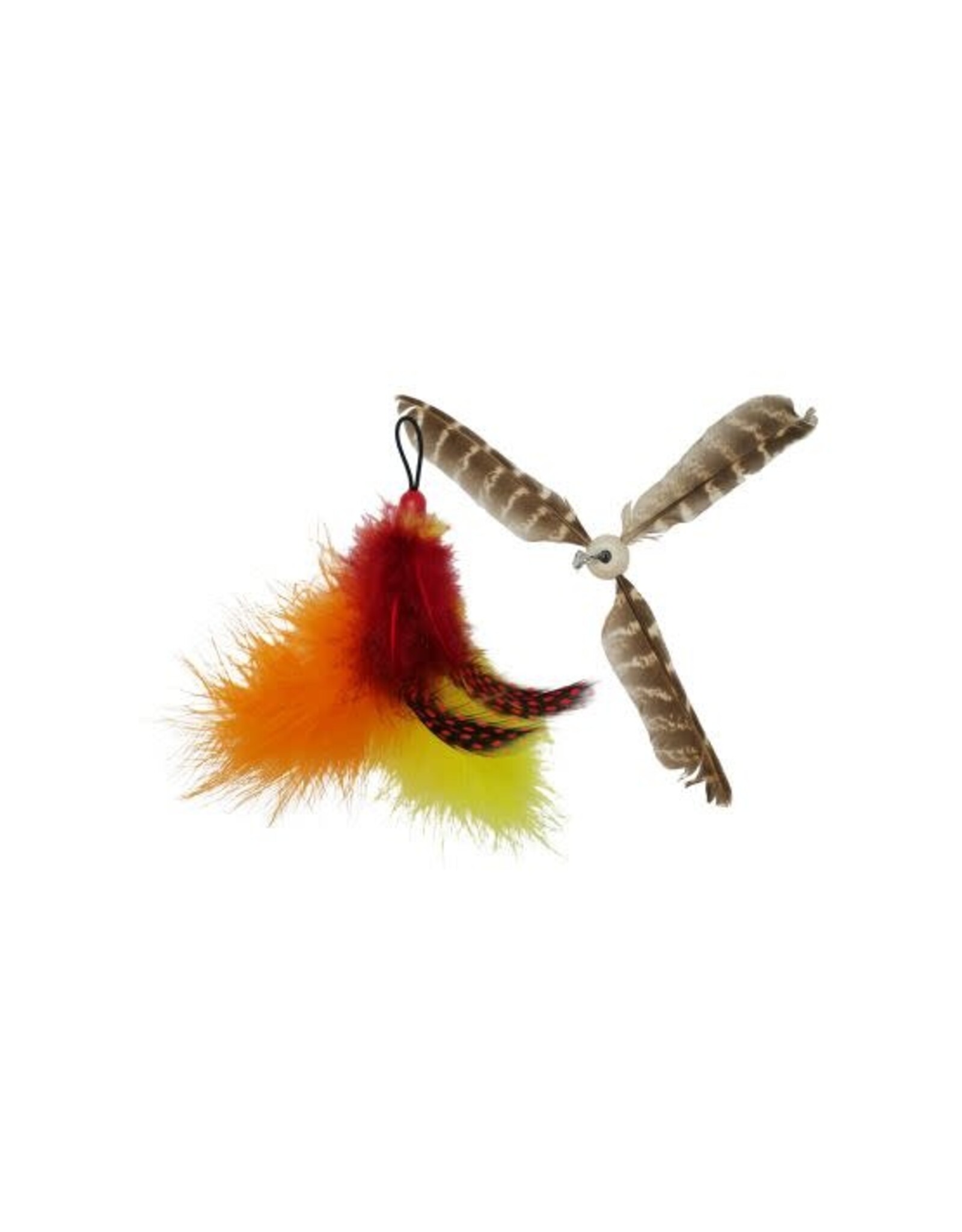 Bud's Bud'z Duo Hélicoptere et Plumes 15cm (Chat)