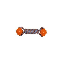 Bud's Bud'z Corde flottante Haltere orange et bleu 24cm