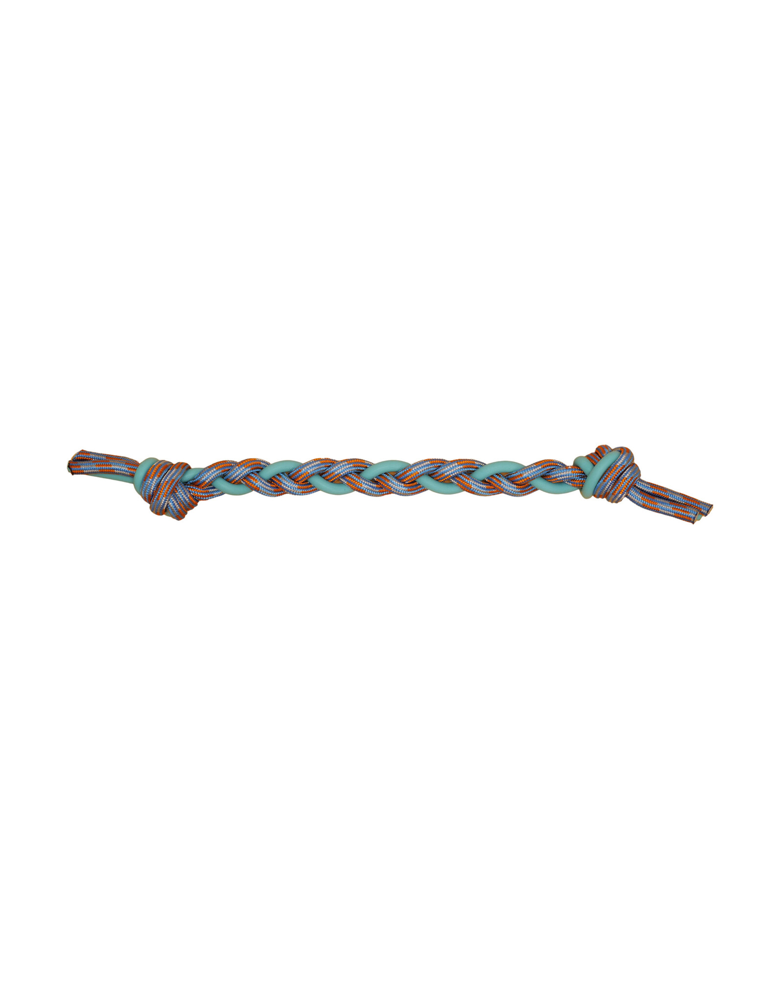 Bud's Bud'z Corde flottante Tresse avec noeuds orange et bleu 48cm