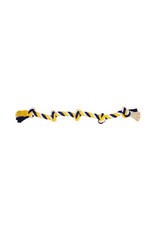 Bud's Bud'z corde 5 noeuds bleu et jaune 90cm