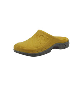 Bud's Bud'z Jouet Caoutchouc Flottant Avec "squeaker" Sandale Jaune Orange 15cm